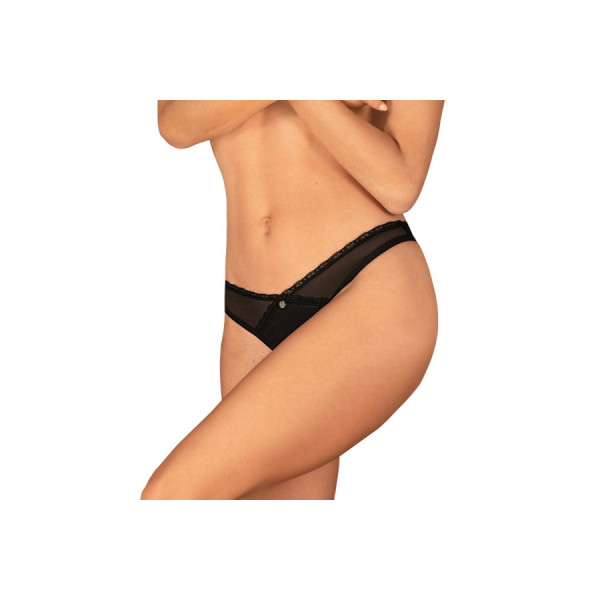 Latinesa string ouvert - Noir